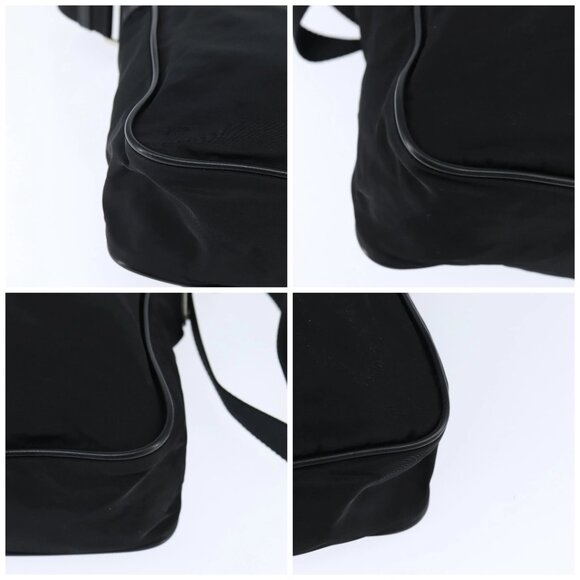 PRADA Shoulder Bag Nylon Black Silver Auth am9554 - Picture 14 of 16